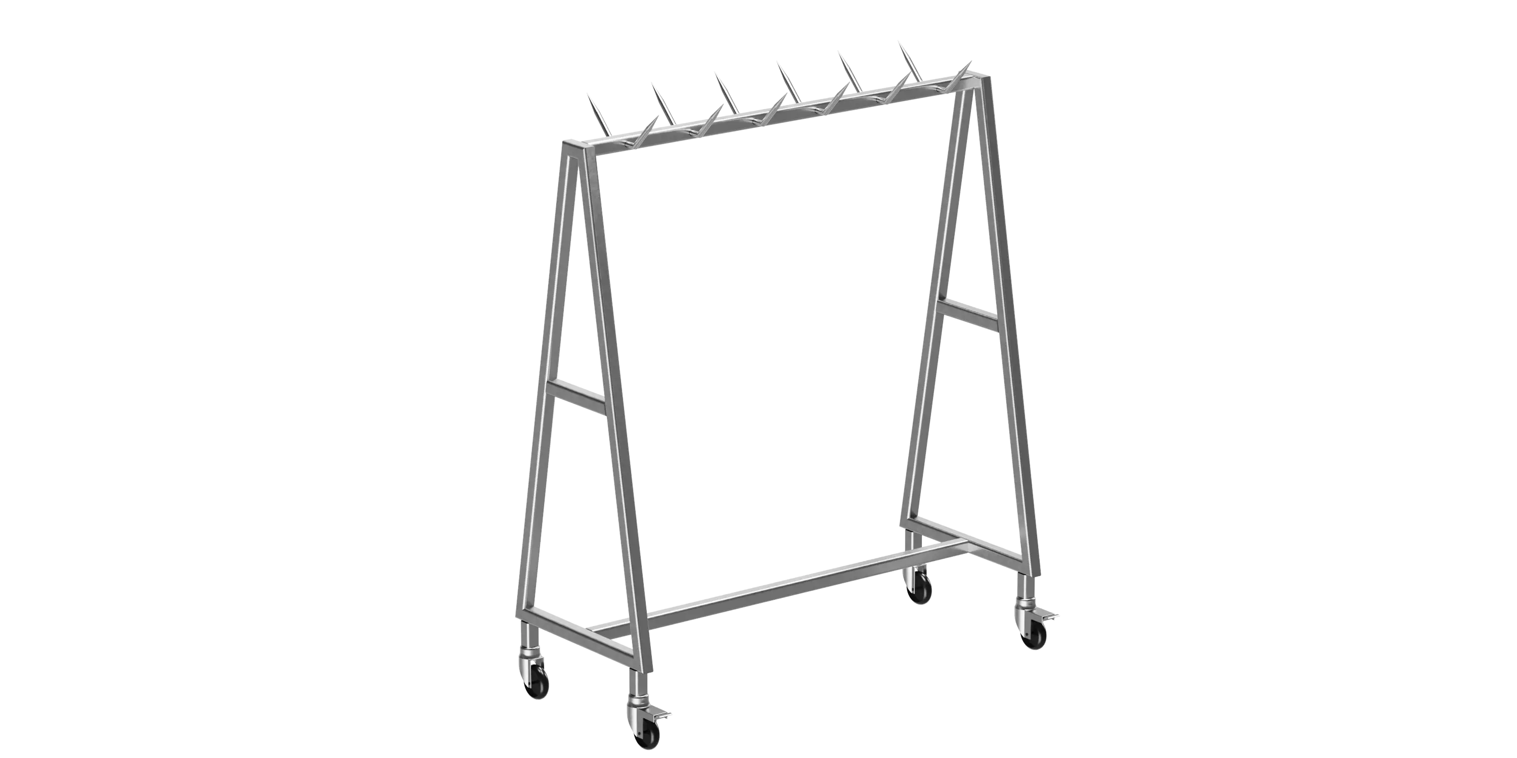 Et Askı Arabası 120 cm (Meat Hanger Trolley) 1200x550x1700